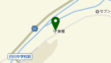 東消防署の地図画像