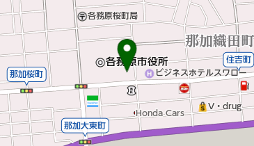 各務原西消防署の地図画像