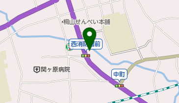 西消防署の地図画像