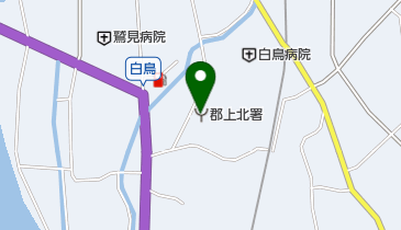 郡上北消防署の地図画像