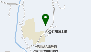 中津川市消防本部西消防署蛭川分署の地図画像