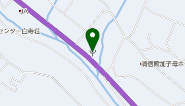 中津川市北消防署加子母分署の地図画像