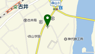 可茂消防事務組合中消防署森山分遣所の地図画像