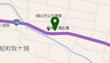 高山消防署清見出張所の地図画像