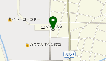 岐阜南消防署柳津分署の地図画像