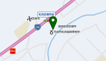 郡上中消防署東詰所の地図画像