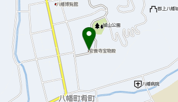 安養寺宝物殿の地図画像