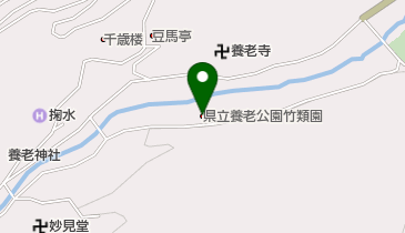 県立養老公園竹類園の地図画像