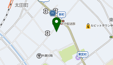 中津川市ひと・まちテラスの地図画像