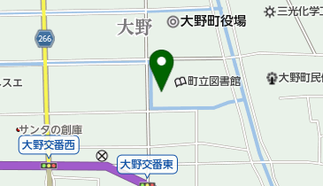 大野町立図書館の地図画像