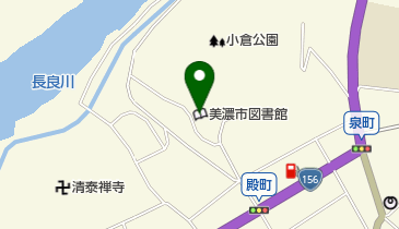 美濃市図書館の地図画像