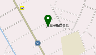 養老町図書館の地図画像