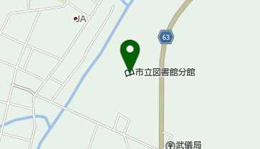 関市立図書館武儀分館の地図画像