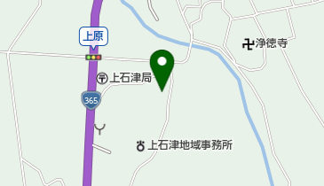 大垣市立上石津図書館の地図画像