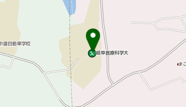 岐阜医療科学大学図書館の地図画像