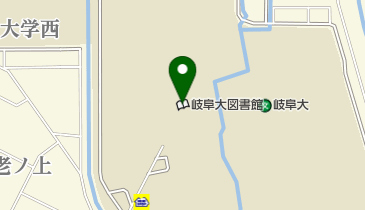 岐阜大学図書館の地図画像