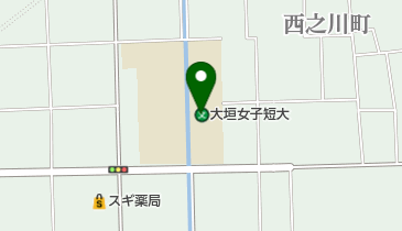 大垣女子短期大学図書館の地図画像