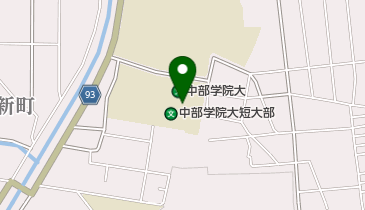 中部学院大学附属図書館各務原キャンパス図書館の地図画像