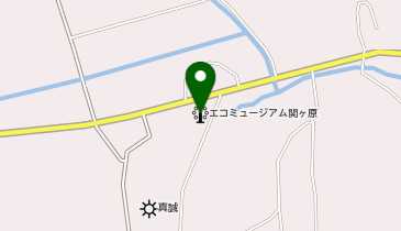 エコミュージアム関ヶ原の地図画像