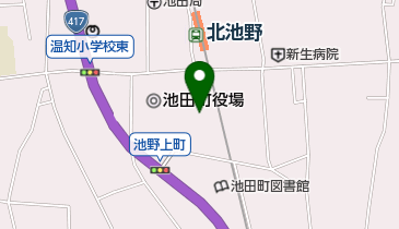 池田町中央公民館の地図画像