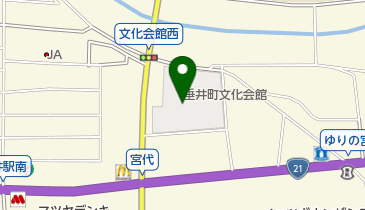 垂井町文化会館の地図画像