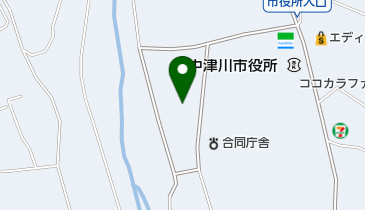 中津川文化会館の地図画像