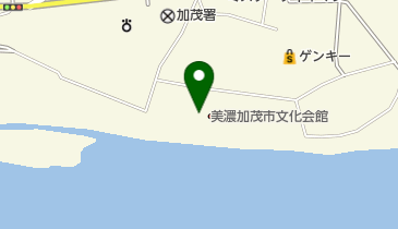 美濃加茂市文化会館の地図画像