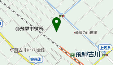 飛騨市文化交流センターの地図画像