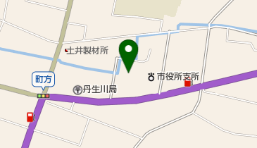 丹生川文化ホールの地図画像