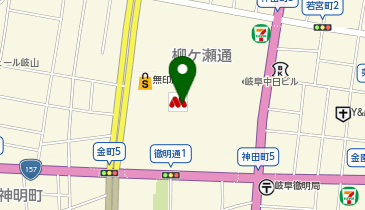 岐阜夢ざくら劇場の地図画像