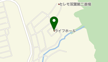 ライフホールの地図画像