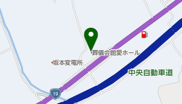 絆愛ホールの地図画像