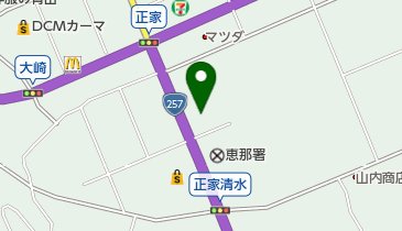 絆恵那ホールの地図画像