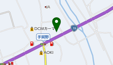 とわホール中津川の地図画像