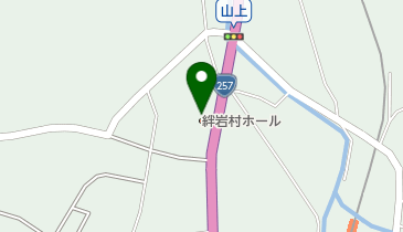 絆岩村ホールの地図画像