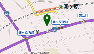 大垣共立銀行関ケ原支店の地図画像