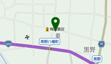 十六銀行大野支店の地図画像