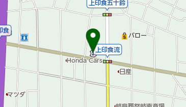 十六銀行岐南支店の地図画像