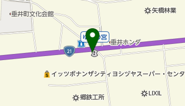 十六銀行垂井支店の地図画像