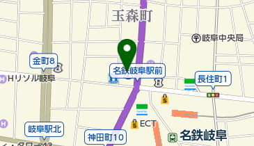 十六銀行本店の地図画像