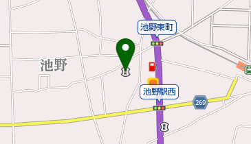 大垣西濃信用金庫池田支店の地図画像