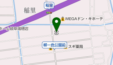 大垣西濃信用金庫穂積支店の地図画像