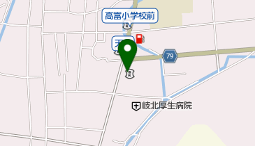 岐阜信用金庫高富支店の地図画像