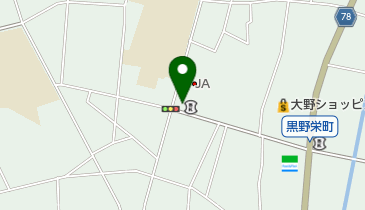 大垣西濃信用金庫大野支店の地図画像