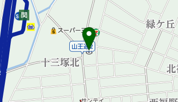 関信用金庫山王通支店の地図画像