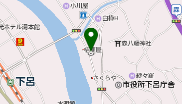 高山信用金庫下呂支店の地図画像