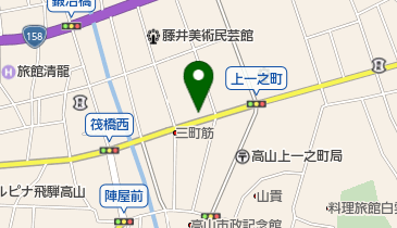 高山信用金庫さんまち通り支店の地図画像