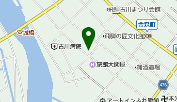 高山信用金庫古川支店の地図画像