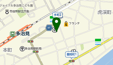 東濃信用金庫本店の地図画像