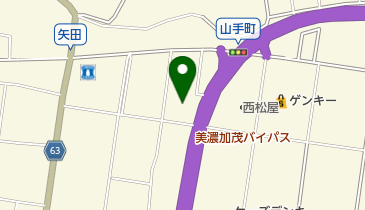 東濃信用金庫山手支店の地図画像